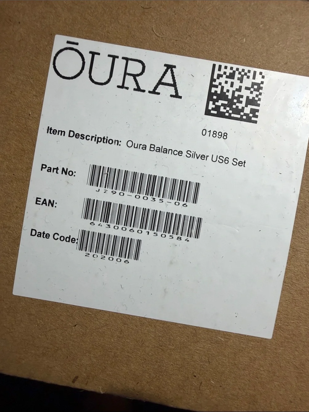 Oura Balance Ring Set - Silver
